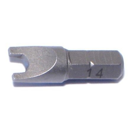 MIDWEST FASTENER 1/4" x 1" #14 Spanner Insert Bits 3PK 77808